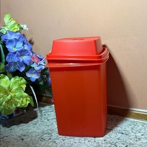 Tupperware Red Kitchen Container